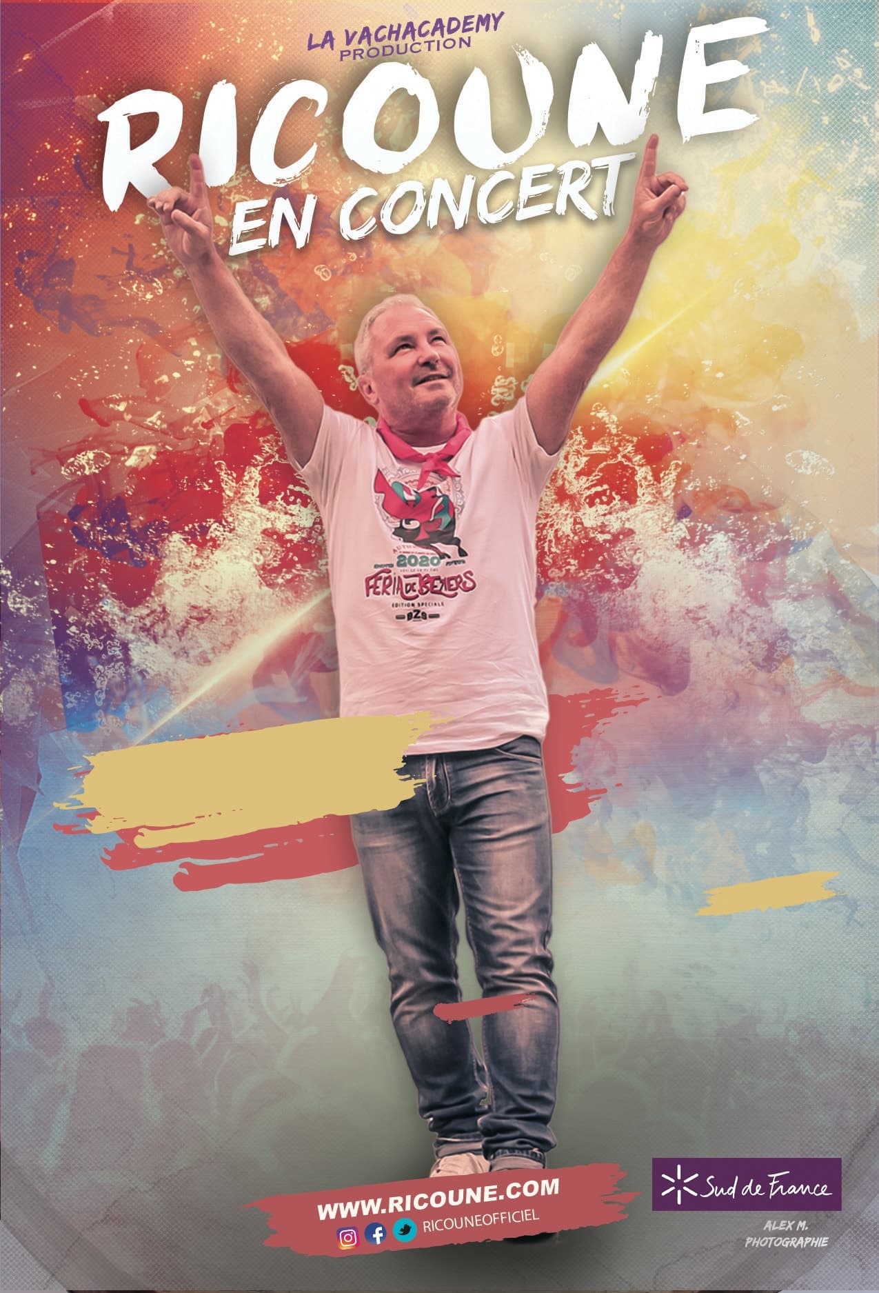 Affiche Ricoune en concert