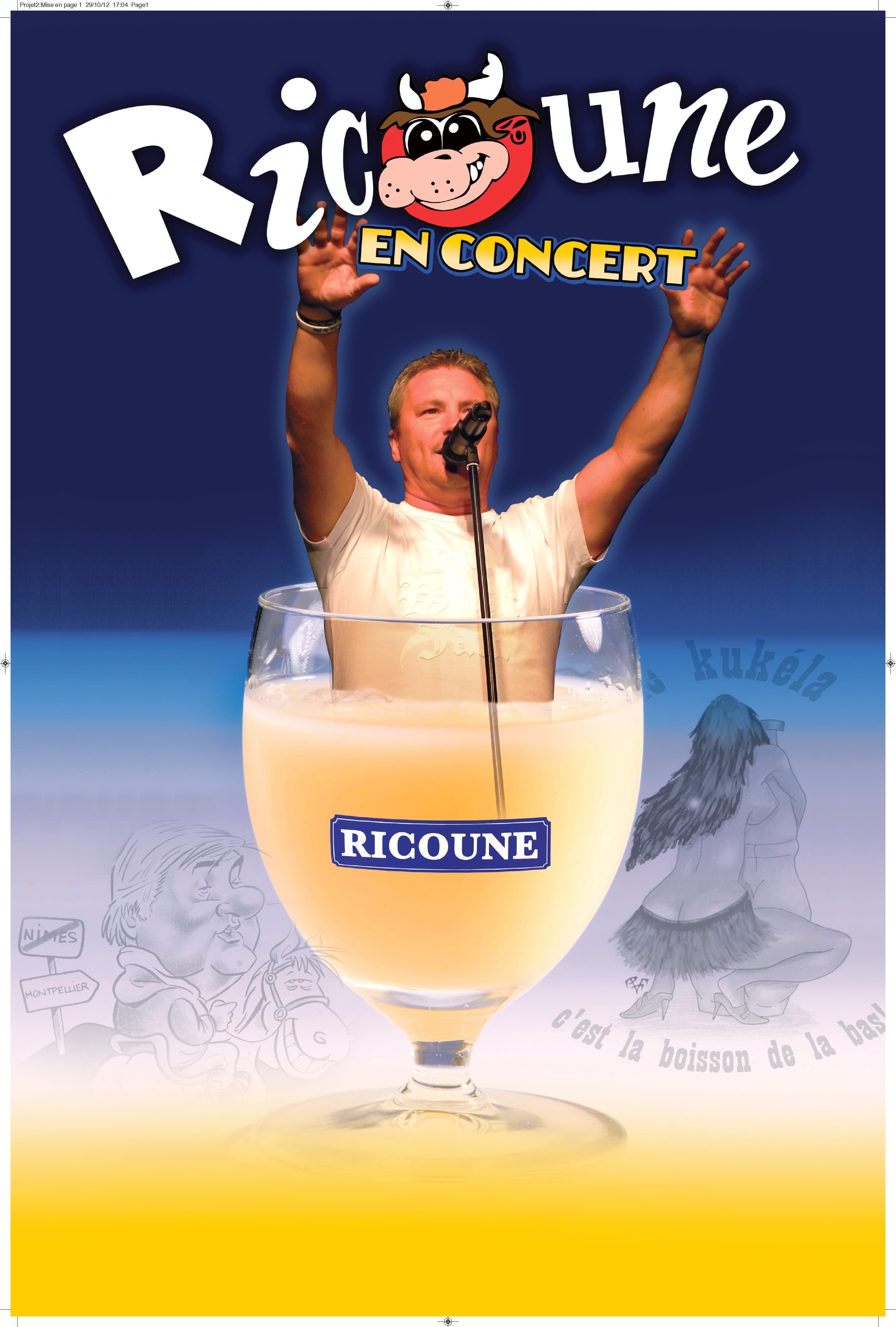 Affiche verre à ballon